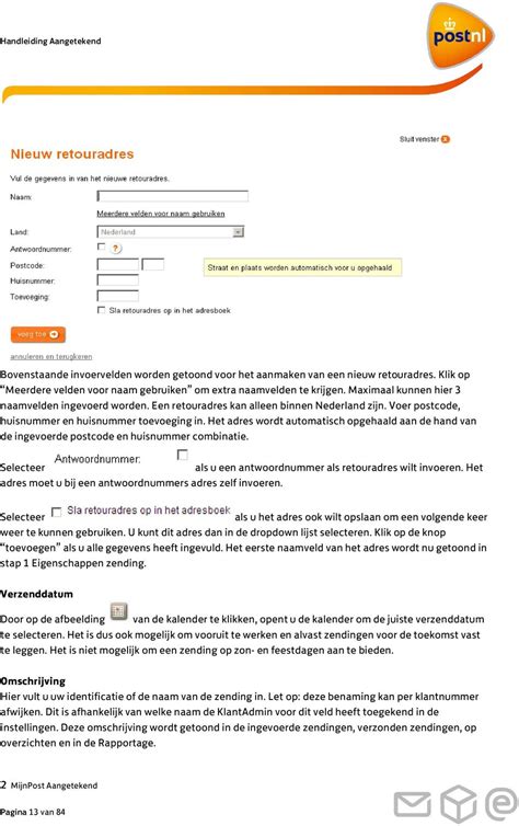 Antwoordnummer aanvragen en gebruiken .